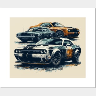 Dodge Challenger Posters and Art